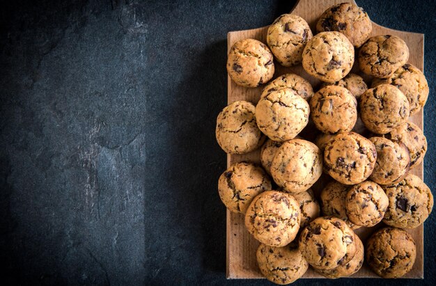 Photo homemade chocolate cookies