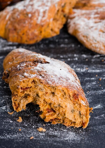 Homemade Ciabatta with dried Tomatoes