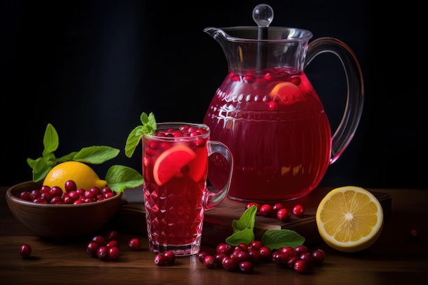 Homemade cranberry juice homemade fruit juice