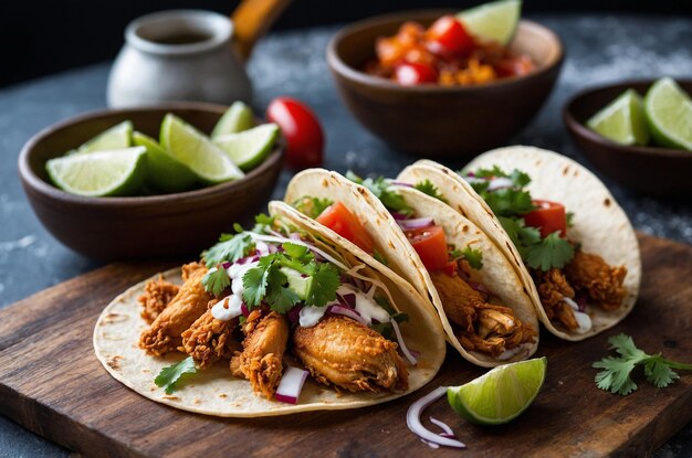 Homemade Crispy Chicken Tacos Recipe