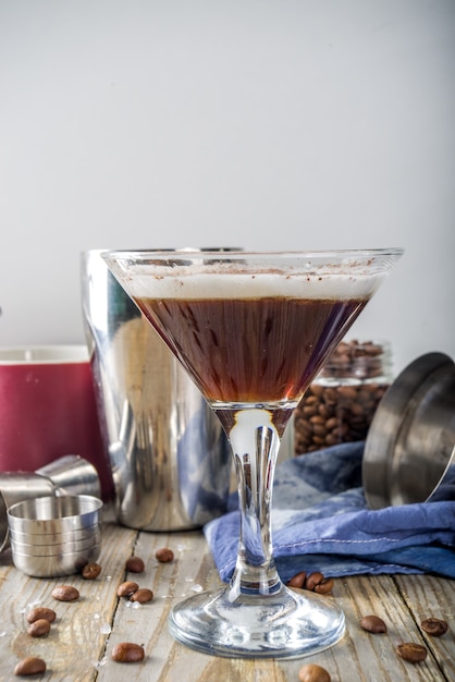 Homemade Espresso Martini Cocktail