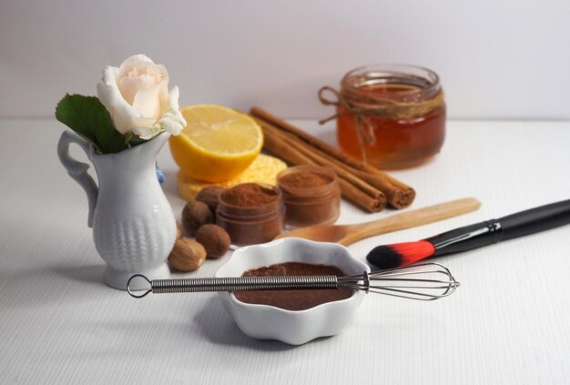 Homemade face mask Antiacne remedy