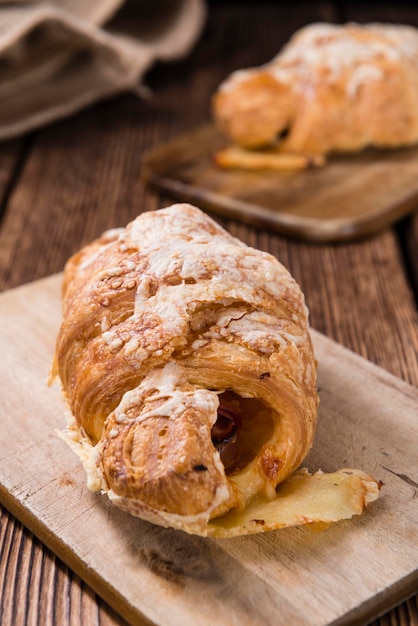 Homemade Ham and Cheese Croissant