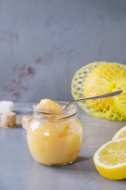 Homemade lemon curd