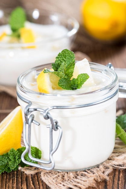 Homemade Lemon Yoghurt