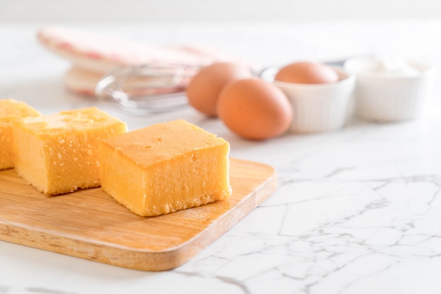 homemade orange cake