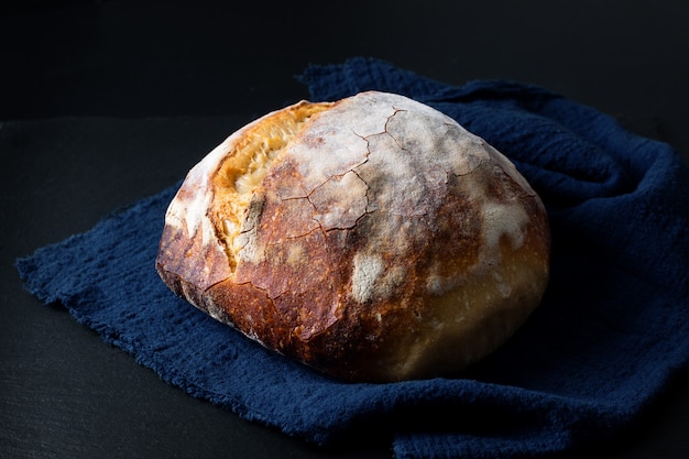 Homemade organic rustic sourdough bread