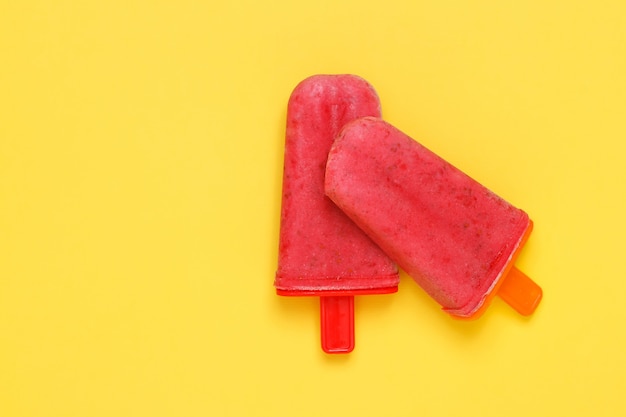 Homemade popsicle