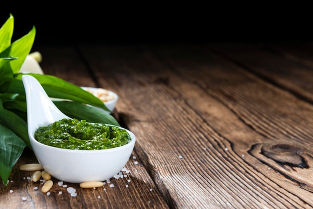 Homemade Ramson Pesto