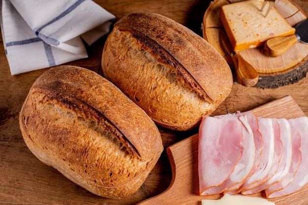 Homemade sourdough breads