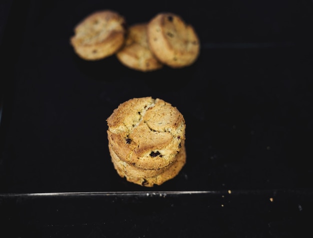 Homemade stacked cookies