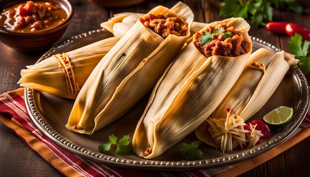 Homemade Tamales Fresh out of the Steamer