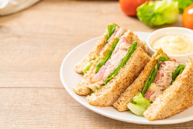 Homemade Tuna Sandwich