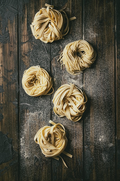 Homemade uncooked pasta