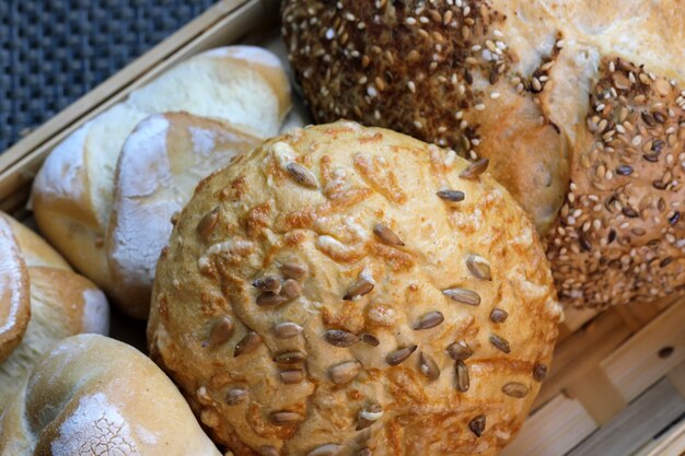 Homemade wheat bread baked