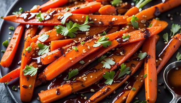 Honey Balsamic Glazed Carrots Recipe