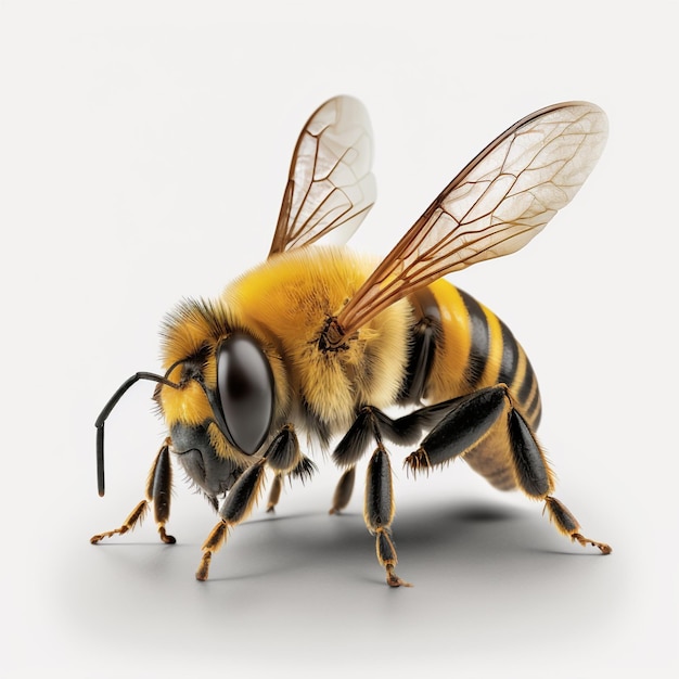 Honey bee Created with Generative AI technology