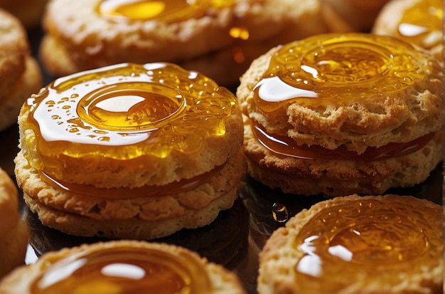 Honey on Biscuits Irresistible Treat