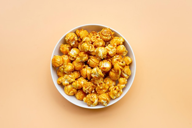 Honey caramel popcorn Delicious snack