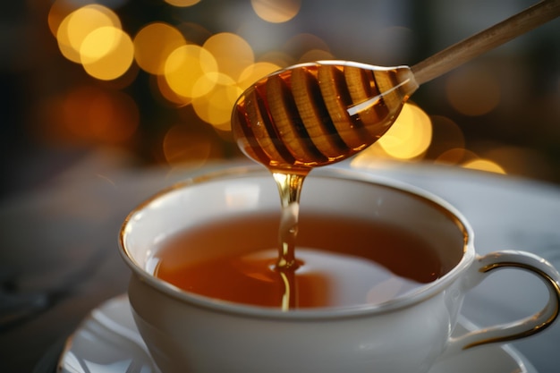 Honey Drizzled Tea a Warm Winter Treat