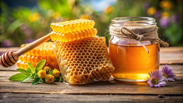 Photo honey is a popular honey jar for honey and honey