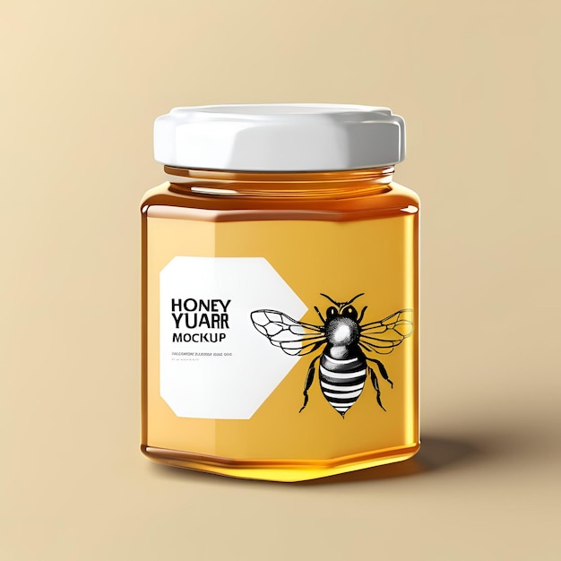 honey jar mockup