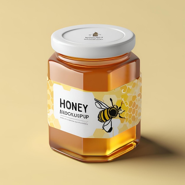 honey jar mockup