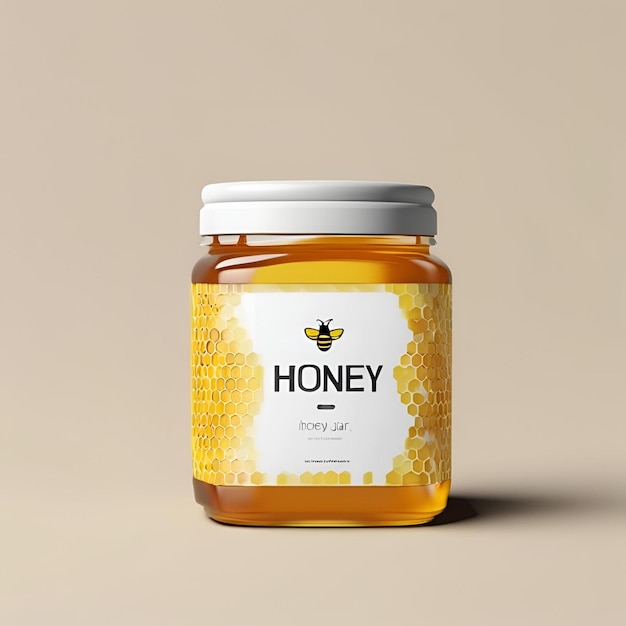 honey jar mockup