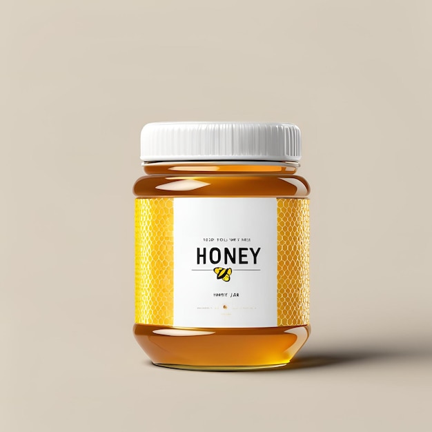 honey jar mockup