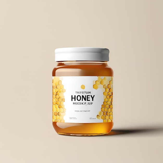 honey jar mockup