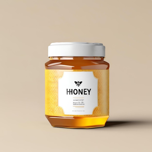 honey jar mockup