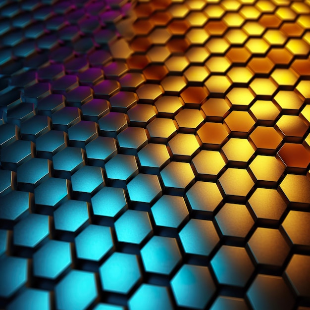 A honeycomb pattern