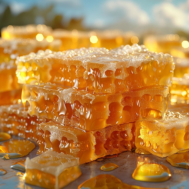 A Honeycomb with Honey