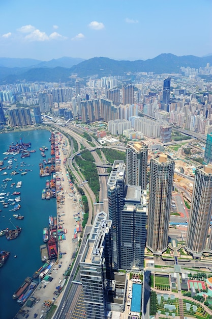 Hong Kong aerial view