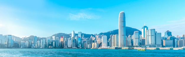 Hong Kong City Skyline and Architectural Landscape