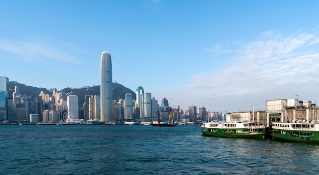 Hong Kong City Skyline and Architectural Landscape