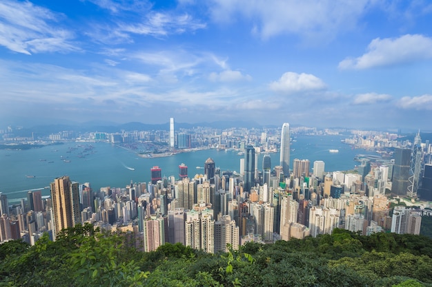 Hong Kong city, view from The Peak