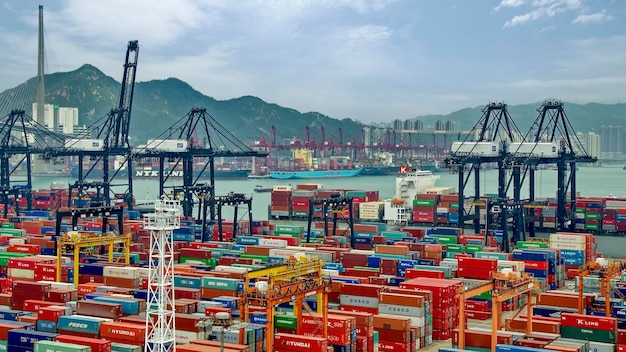 Hong Kong is one of several hub ports serving more than 240 million tonnes of cargo during the year