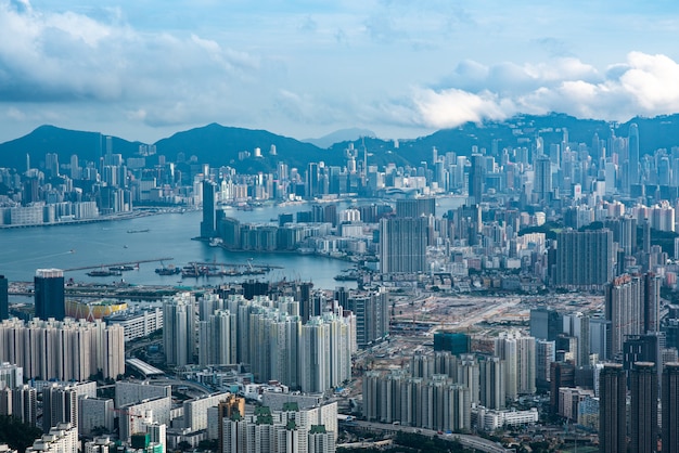 Hong Kong Victoria Harbour View, cityscape of Hong Kong