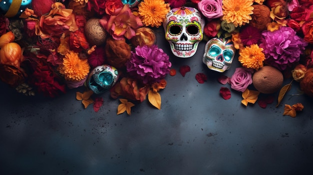 Honor the rich tradition of mexican Day of the Dead