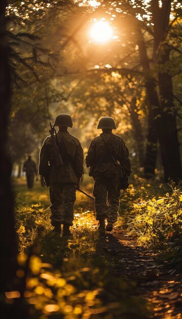 Honorable people Veterans day memorial day Soldiers and Camouflage military attire