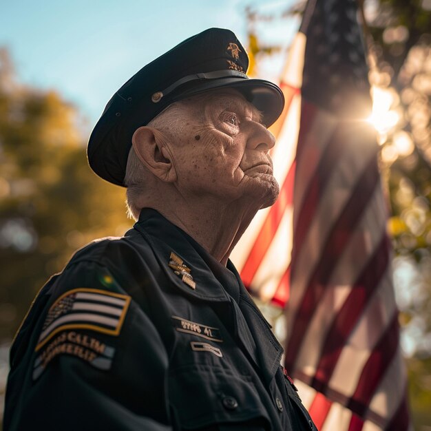 Honorable people Veterans day memorial day Soldiers and Camouflage military attire