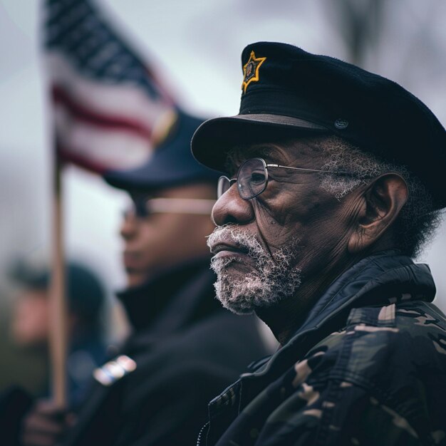 Honorable people Veterans day memorial day Soldiers and Camouflage military attire