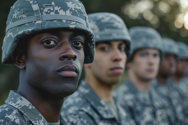 Honorable people Veterans day memorial day Soldiers and Camouflage military attire