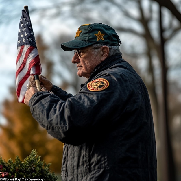 Photo honoring heroes veterans day ceremonies of remembrance and respect