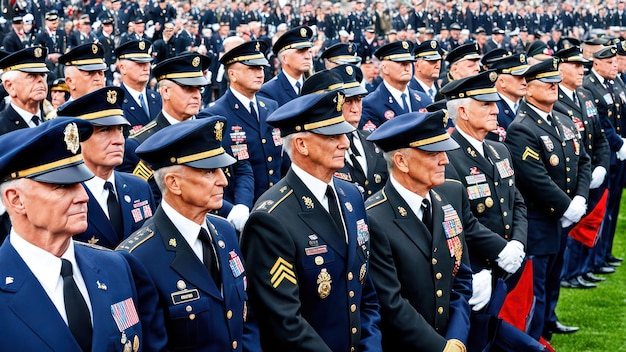 Photo honoring veterans on armistice day celebrating the bravery sacrifice and legacy of the us armed