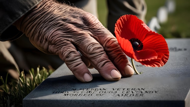 Photo honoring veterans a touch of remembrance