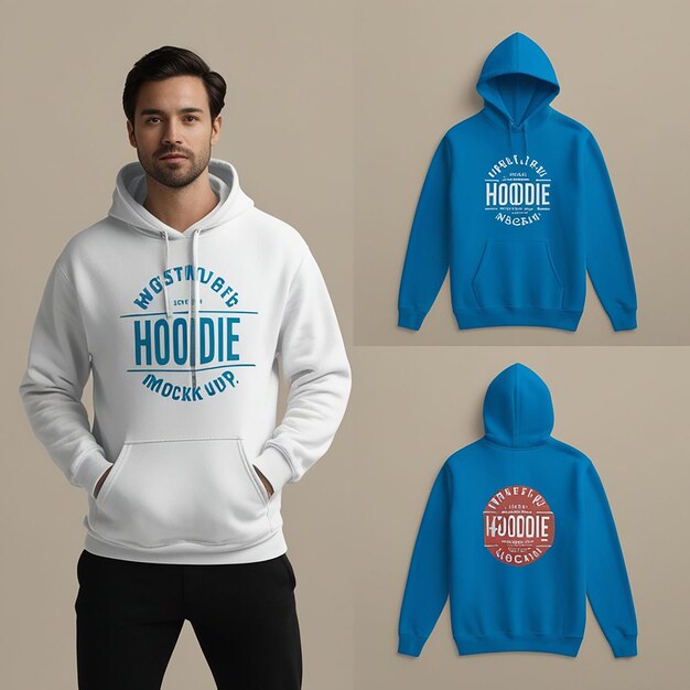 Photo hoodie mockup