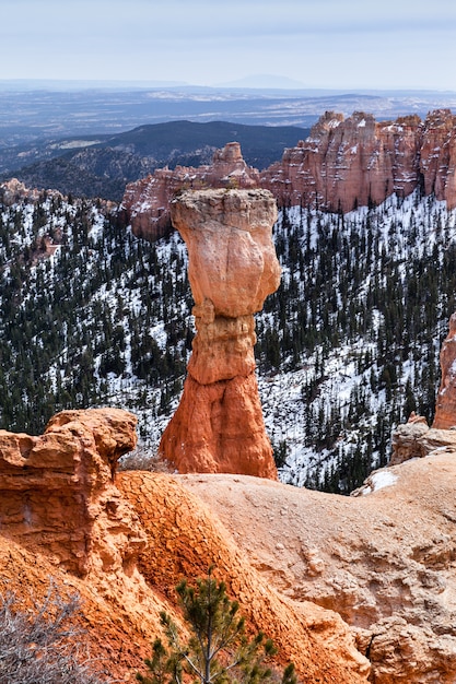 Hoodoo Rock Called The Hunter In Bryce Canyon, USA