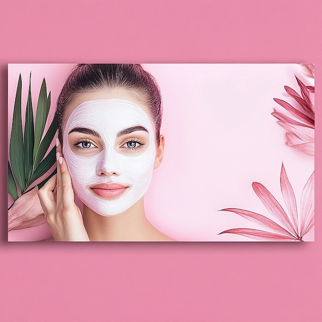 Photo horizontal banner with copy space for beauty salon